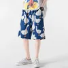 Men's Shorts Mens Shorts Summer Streetwear Short Sweatpants Homestay Hip Hop Full Print Plus Size Shorts Mens Loose Couple Haian Beach ShortsC240402