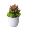 Decorative Flowers Artificial Bonsai Fake Plant Flower Potted Bedroom Garden Home Party Wedding Decor Office Room Table