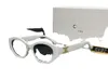 Modedesigner CEL 40238 Varumärkes- och kvinnors lilla pressade ram Oval Glasögon Premium UV 400 Polariserade solglasögon