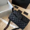 Дизайнерские женщины сумки классической цепочки CF Cowhide Chenel Fashion Caviar Women Diamens Grid Одно плечо кресто