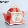 Gift Wrap Creative Royal Teapot Wedding Candy Box Baby Shower Favors Paper Boxar Barn Birthday Party Supplies