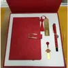 Chinese stijl geschenk USB-set op maat gemaakte onderneming jubileumgeschenk notebook U disk pen driedelige set