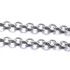 Bracelets 1 mètre de largeur 12 mm Chaîne de câble en acier inoxydable Bulk cercle lourd Tytured Textured Chunky Chains pour la fabrication de bijoux punk rock