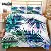 Bedding Sets 3D Tropical Coconut Palm Tree Duvet Cover Microfiber Nature Paradise Plant King Set Exotic Beach Scenery Comforter