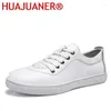 Casual Shoes Luxury Mens Italian Leather Men Sneakers Fashion Designer Classic For Skateboarding Male