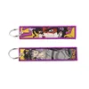 Sleutelhangers Lanyards Verschillende soorten cartoon Cool Key Tag Borduren Fobs voor motorfietsen Auto Tas Rugzak Sleutelhanger Mode Ring Gi Otqa7