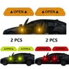 Upgrade 2023 Reflecterende Autodeur Sticker Veiligheid Opening Waarschuwing Reflector Tape Decal Auto Accessoires Exterieur Interieur Reflector