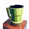 Mugs Cartoon Super Sewer Pixel 3D Coffee Mug Ceramic Home Office Milk Tea Water Drinkware Cup For Birthday Festival Presents