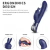 Erwachsene Produkte für Frauen Dildo G-Punkt 55-Grad Bunny Penis Vibrator Erwärmung weiblicher Masturbator, Vibratoren, Sexspielzeug beste Qualität