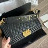 designer women bag boy20ss Spicy Mom Classic Bag Crossbody Fashionable chanelare Lingge Chain Wind Caviar Sauce Versatile Cowhide Shoulder Handheld