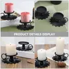 Titulares de vela Capacelestick Retro titular para mesa de mesa de mesa Decorações de cerimônia de casamento Decorações de ferro