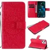 Mobiltelefonfodral Tsimak Wallet Case för iPhone 12 Pro 11 X Xs Max Mini XR Flip Pu Leather Cover Book Stand Capa Coque 2442