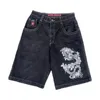 Shorts pour hommes JNCO Retro Y2K Harajuku Hip Hop Poche Baggy Denim Gym Hommes Femmes Été Gothique Basketball Streetwear