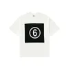 Maison Margela T Shirt Designer Fashion Clothing Luxury TeesTシャツ新しいMM6マジラメゾンスタイルパッチ番号6