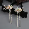 Hårtillbehör Huvudbonad Blomma Comb Ancient Style Hairpin Hanfu Sticks Set Headwear Chinese