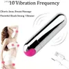 Autres éléments de beauté de la santé Vibratrice de balle GSPOT pour les femmes discrètes Portable Small puissant Bullet Vibrateur Mini Stimulateur Clinton imperméable Y2EOXX Y240409