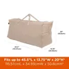 Torby do przechowywania torba na poduszkę na patio 45,5 "l x 13,75" W 20 "h Beige