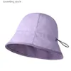 Chapeaux à bord large chapeaux Beauts Beaut Hat Womens Summer et printemps Outdoor Suncreen Fisherman CS Cotton Loison Soleil Soleil Femme Polding Gorro Bob L240402