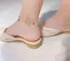 Designer Pearl Chain Anklets Luxury Gold Plated Women Designed for Gift New Hot Jewelry Accessories