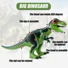 الكتل الجوراسي دينو العالم ديناصورات كبيرة من الطوب لبنات بناء Velociraptor T-Rex Triceratops Indominus Rex Toys for Kids 240401