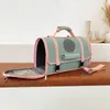 Cat Carriers Bag Space Backpack Canvas Go Out Portable Take Side-scroll Large Capacity Dog Pet