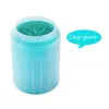 Ny Dog Paw Cleaner Cup Soft Silicone Combs Portable Outdoor Pet Foot Wasker Paw Clean Brush Draw Wash Cleaning Bucket