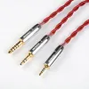 Accessori NICEHCK Redag 4n Pure Silver Hifi Cavo coassiale Coassiale 3.5/2,5/4,4 mm MMCX/QDC/0,78 2pin per Hola Zero Kato Aria Lan Cadenza