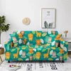 Chair Covers Cute Animal Cartoon Jungle Printing Sofa Cover Full Set Elastic Dust Proof Wrinkle Multi Person Universal