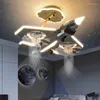 Światła sufitowe wentylatory samolotu wentylator bez pęcherza cichy chłodzenie kreskówek Model sypialni samolot w pomieszczeniu