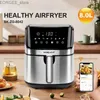 Luft FRYERS 8L LUFT FRESHENER HUSHUSS VISUAL ELEKTRISKA OVEN STORA KAPITAL OILEFRI MULTIFUNCTIONAL Automatisk maskin Deep Air Freshener Y240402