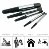 5Pc/set Damaged Screw Extractor Center Drill Bits Broken Screw Remover Durable Center Drill Damaged Bolts Remover Easy Out Set