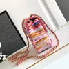 Pullar Flep Bag Tasarımcısı 20cm İşlemeli Crossbody Çantalar Tasarımcısı 10A Ayna Kaliteli Omuz Çantası Kadın Lüks Zincir Çantası Kutu C212