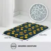 Tapis Jaune Ginkgo Feuilles Motif Tapis Tapis Tapis Coussin Doux Antidérapant Feuille Fleur Nature Géométrique