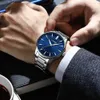 Armbandsur Curren Fashion Business Wristwaches för män Casual rostfritt stål kvarts Lysande hands es manlig klocka L240402