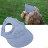 Vêtements pour chiens ATUBAN Pet Baseball Cat Outdoor Sunbonnet avec trous d'oreille réglable Ste Summer Parent Enfant Chapeau Accessoires