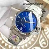 Top Clone Men Watch Sport Watch Panerais Luminor Automatyczny ruch SZWIEK SWISS SAPPHIRE MURROR SIZE 44 mm 13 mm stalowy opaska projektantów