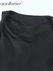 Women's Tanks Aonibeier Thin Satin Slim A-Line Women 2024 Summer Ruched Sleeveless Casual Female Crop Top Y2K Elegant Black Camis