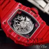 Montres Designer Montres Mécanique Montre Swiss Mouvement Swiss Tourbillon Wristwatch RM Diamond Tactical Tactical Mechanical RM3502 NTPT Technoss