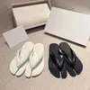 Maison Designer Margiela Slides Flip Flops Summer Sandal MM6 Beach Slide Mens Women Slippers Flat Platform Flateal Shoes Solid Clippers Spinal Slippers