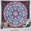 Tapices 2024 Mandala Tapiz Wizardry Home Art Decorativo Hippie Bohemio Sofá Manta Yoga Colchón Sábana