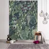 Tapisserier Tropiska växter lämnar Tapestry Jungle Palm Tree Wall Hanging Boho Room Decor Nature Landscape Art Home Home