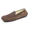 Sıradan Ayakkabı 2024 Loafers Ayakkabı Erkekler Moda Muscasins için Mokasinler Anti Slip Yürüyüş Adam Gri Khaki Flats Ayakkabı