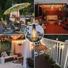 LED Strings 65FT Outdoor String Lights ST38 Plastic Shatterproof Bulb Party IP65 Waterproof Patio Decor Garland YQ240401