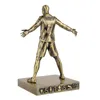 Vendas diretas da fábrica Cristiano Ronaldo liga de metal antigo bronze figura decoração ídolo
