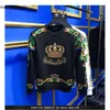 T Mens Sweater Shirts Heavy Industry Embroidered Crown European Long Sleeve T-Shirt Round Neck Bottoming -Shirt