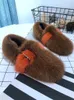 Casual Shoes Real Women Flats Winter Warm Flat Woman Outside Loafers Espadrilles Ladies Driving Moccasins