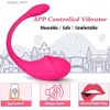 Altri oggetti di bellezza per la salute Hulamy Bluetooth G-Spot Falso Peni Falsa Vibrant Female App Remote Control Vibrazione Femmina Femmina adulta Y240402