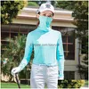 Golf T-shirts Dames Upgrade T-shirt met lange mouwen Zon Uv-bescherming Bottom Tops Dames Ademend Zijde Zacht T-shirt Met Sunsn-masker D0679325