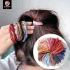 10pcs/set women's Solid Color Elastic Hair Rope Robberバンドヘッドバンドポニーテールフィクサーヘアガールヘアアクセサリーツール卸売