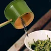 Juego de vajillas Ceremonía de cuchara de agua de bambú de té japonés